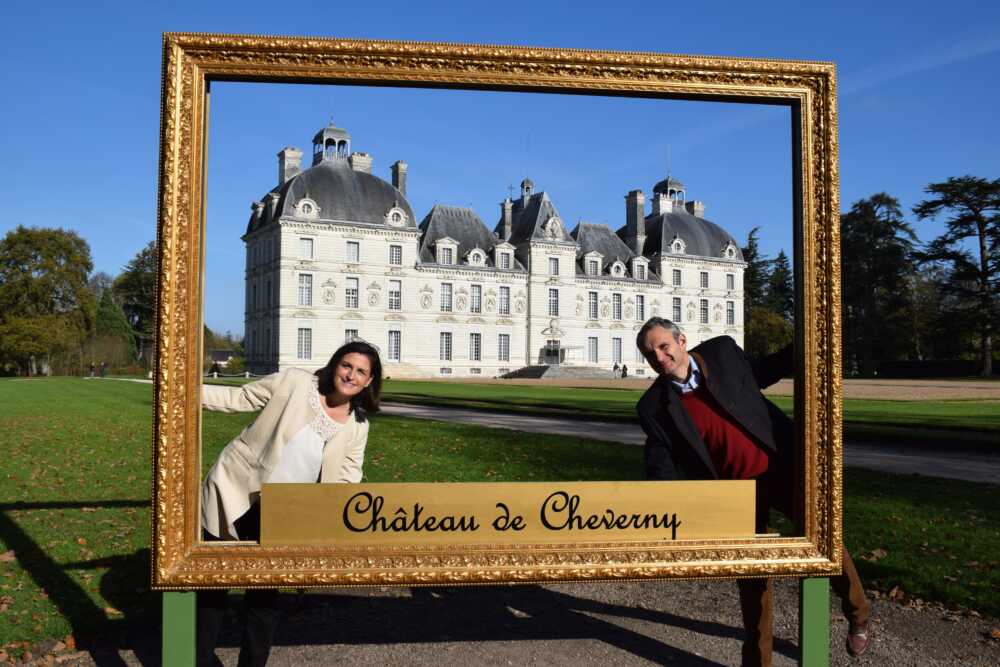 Cheverny château  Marquis Charles-Antoine et Marquise Constance de Vibraye