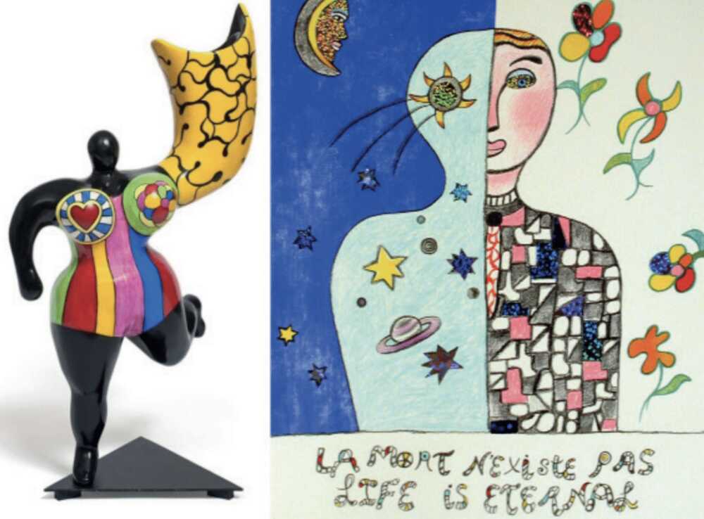 Niki de Saint Phalle 2 oeuvres