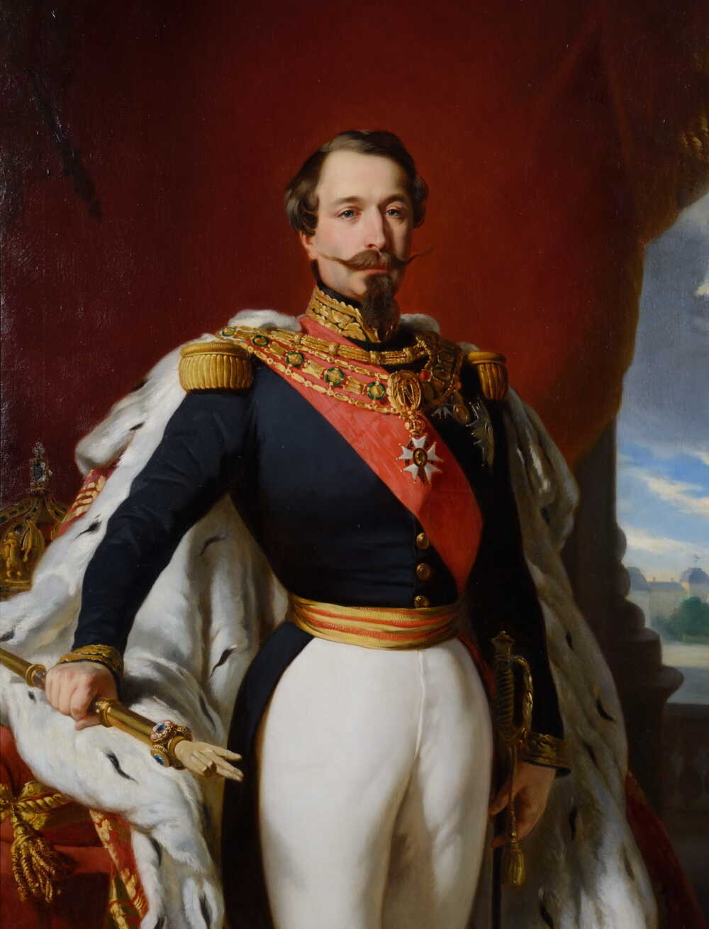 château portrait Napoléon III