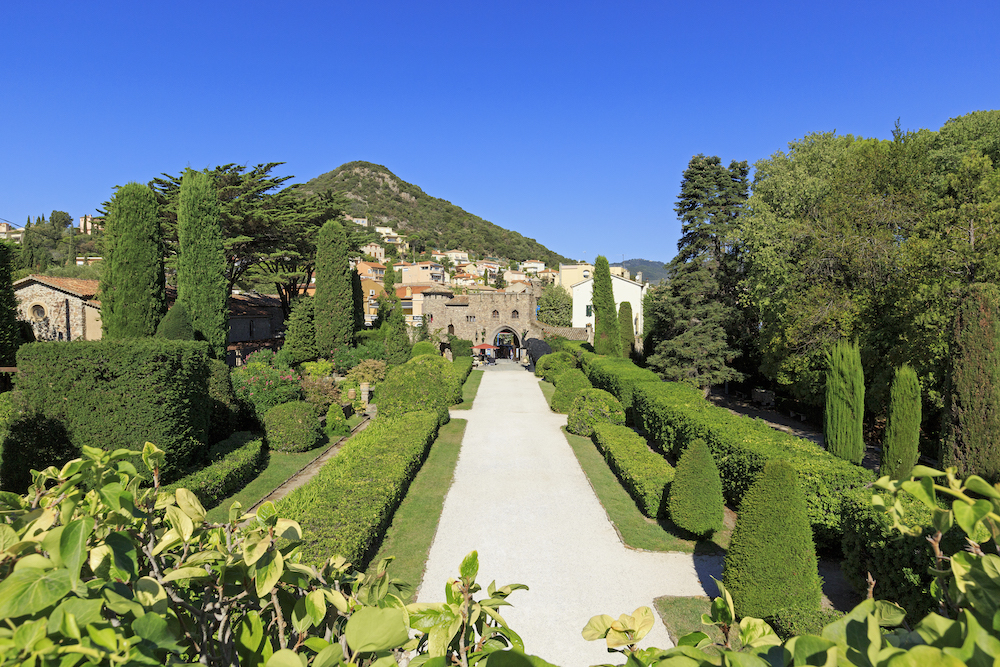 châteaux, jardins du château la Napoule-Mandelieu