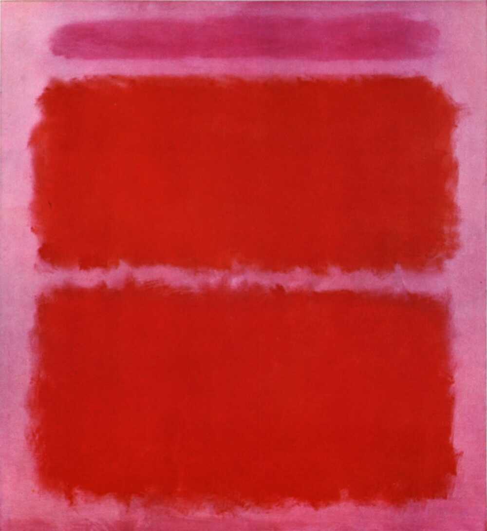 Mark Rothko tableau rouge