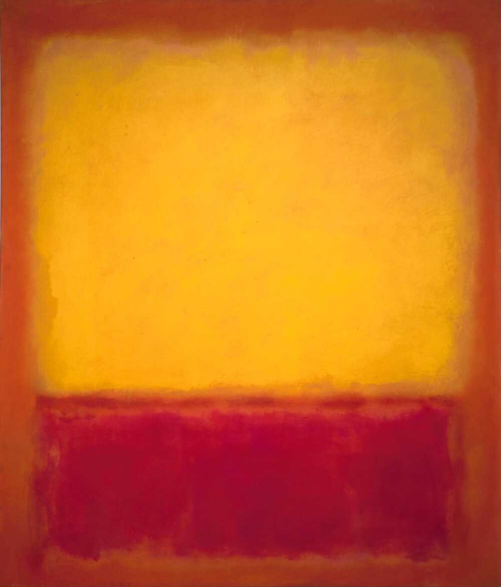 Mark Rothko tableau orange