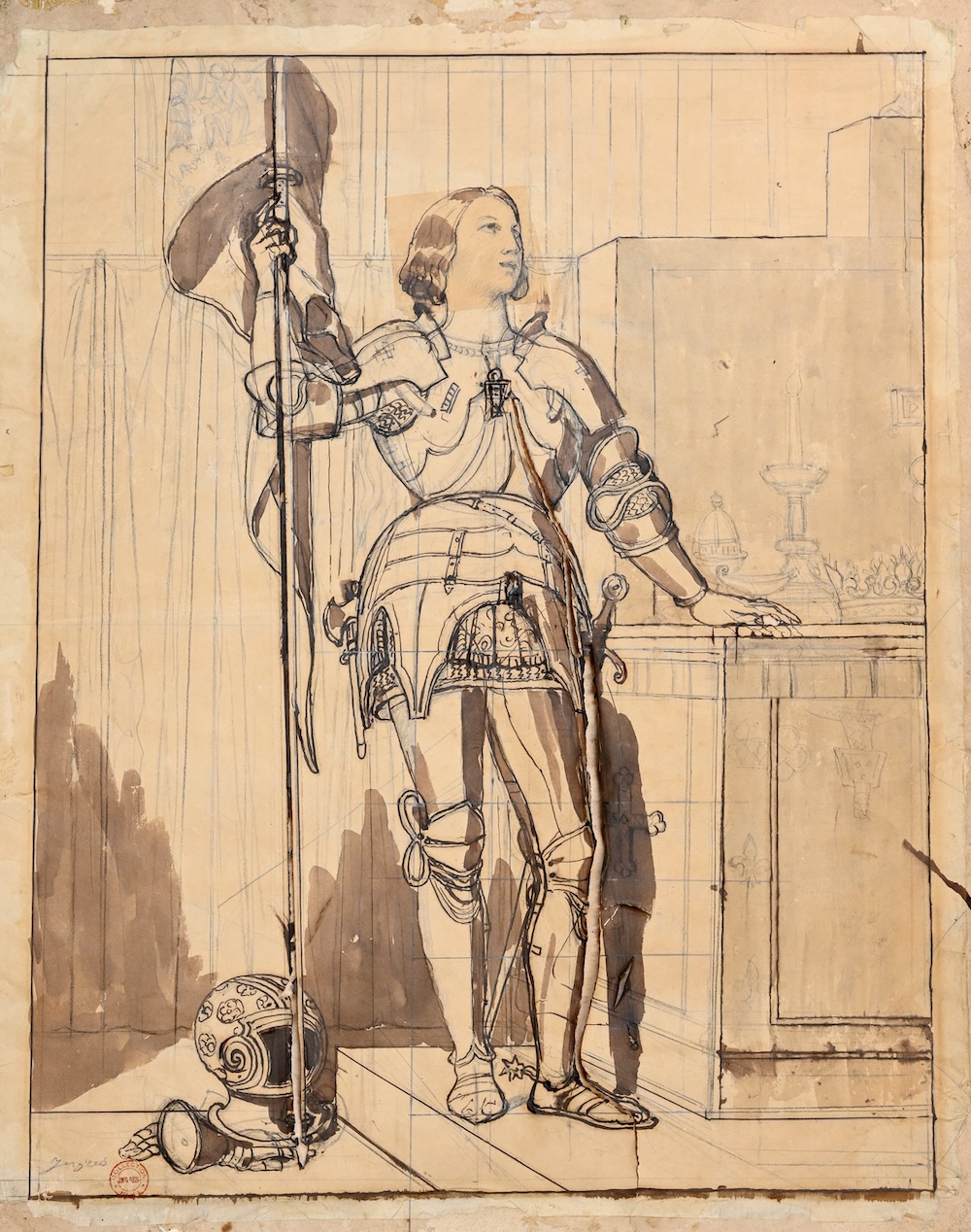 Ingres Bourdelle Jean d'Arc