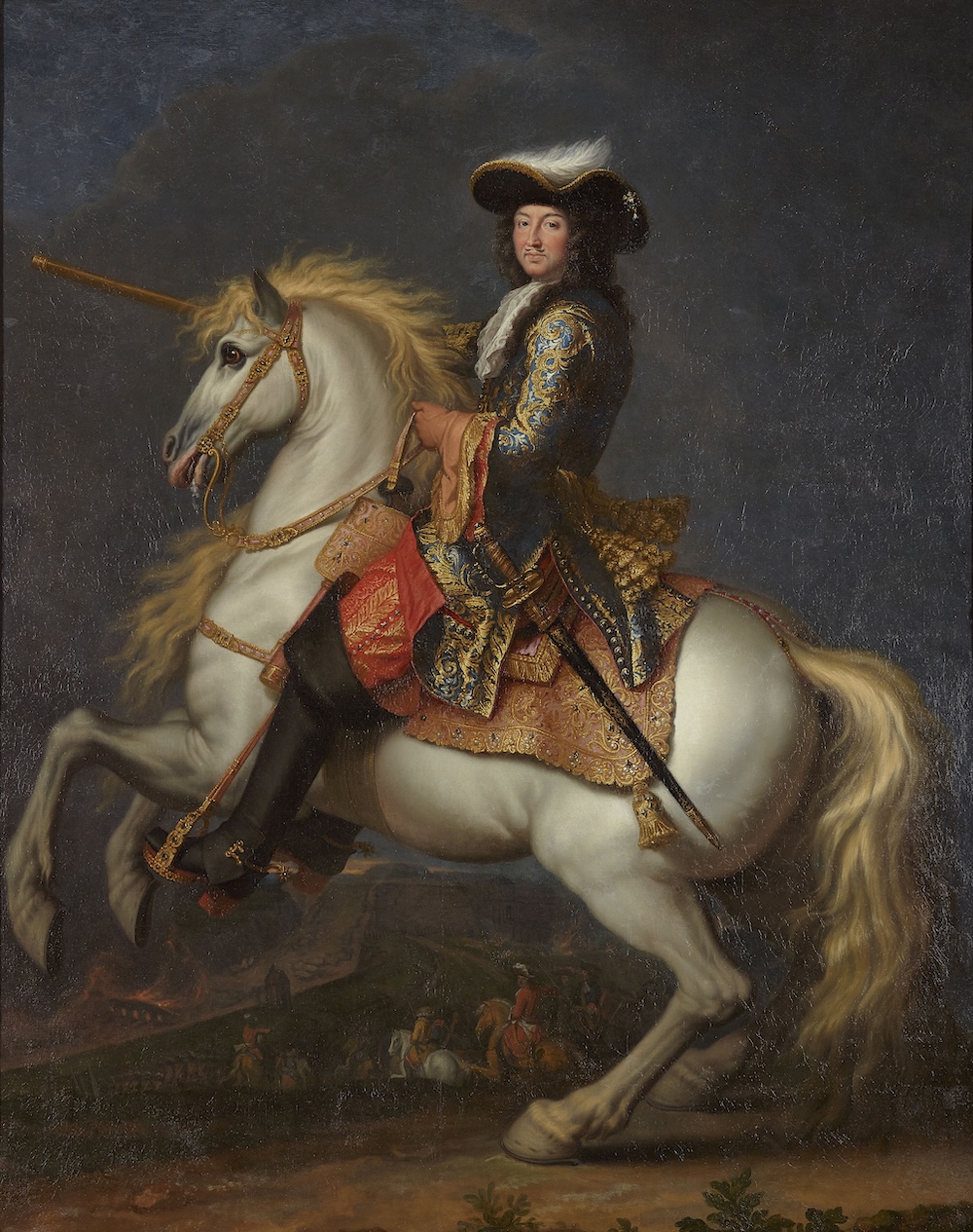 cheval en majesté Louis XIV