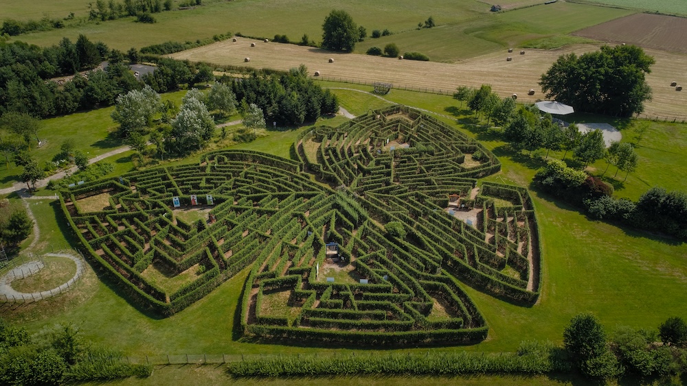 Les Jardins de Colette labyrinthe
