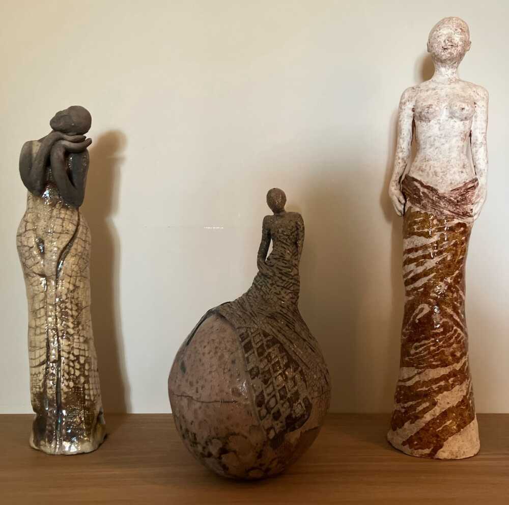 Sylviane Lombard statues