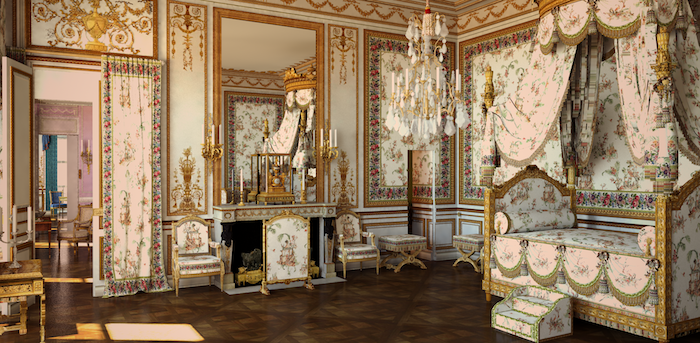 Saint-Cloud chambre de Marie-Antoinette