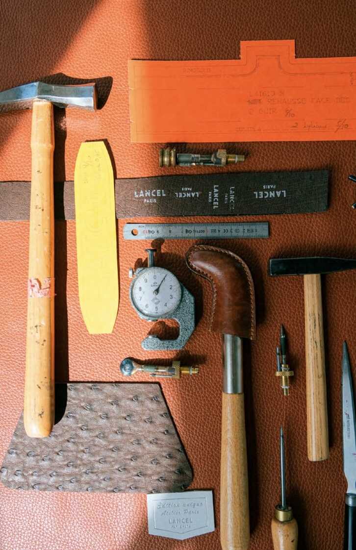 Outils pour la création de maroquinerie Lancel