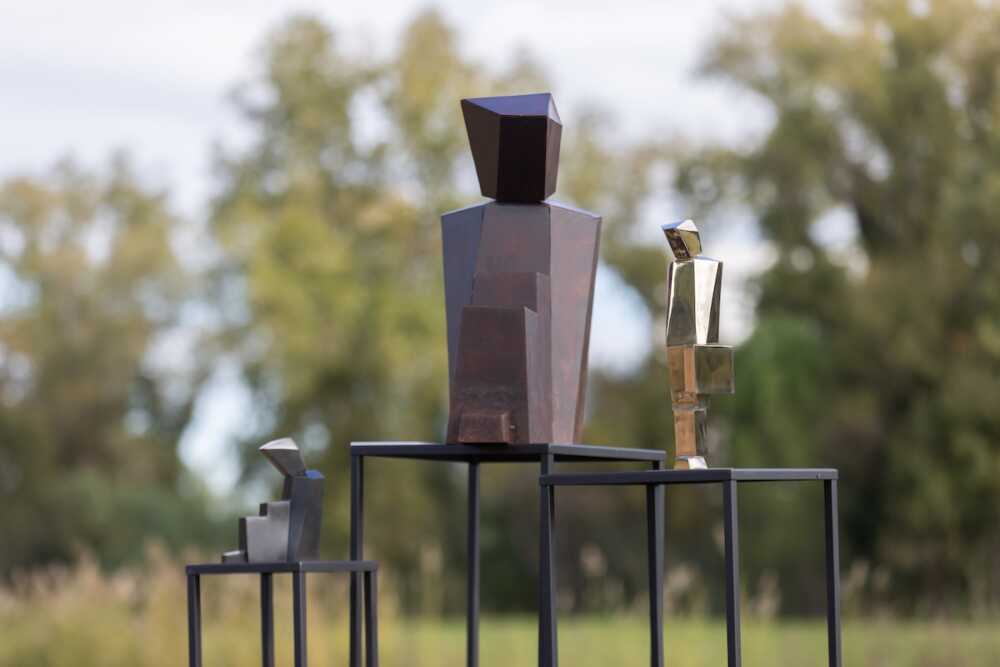 Golf Old Course Mandelieu mini statues