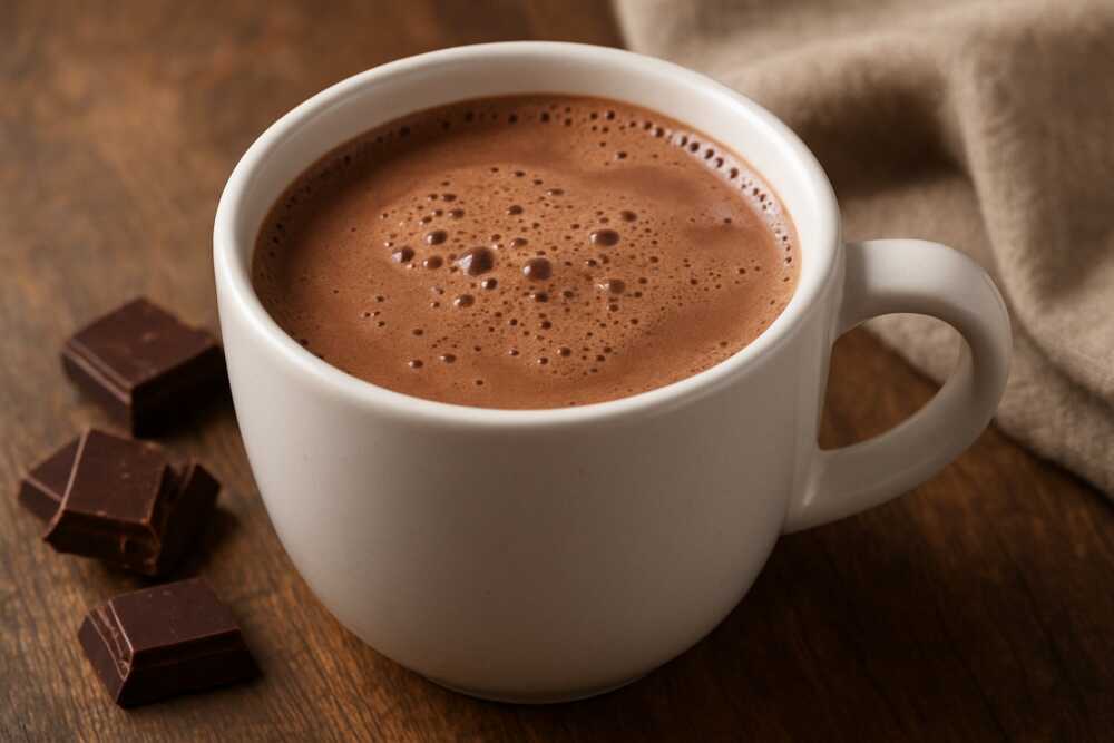 Chocolat chaud au Grand Palais des Glaces
