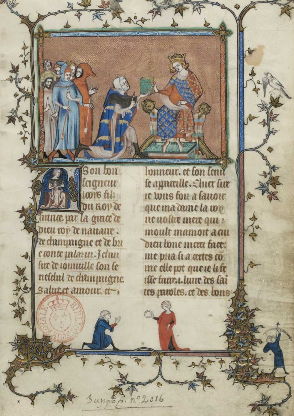 Champagne des Comtes manuscrit