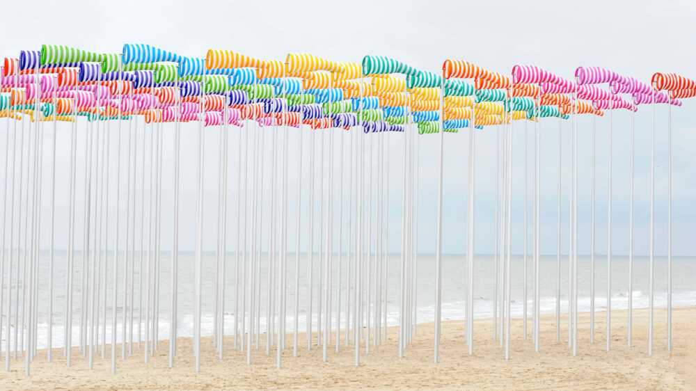 Daniel Buren drapeaux