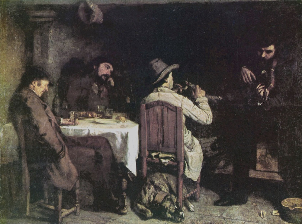 Gustave Courbet l'après dinée