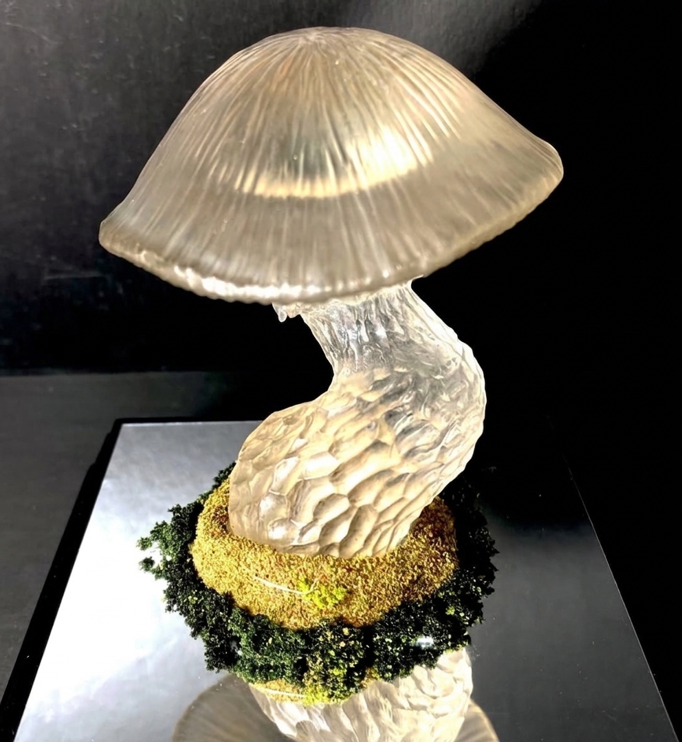 art lapidaire champignons