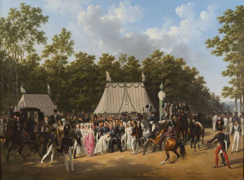Duchesse de Berry rencontre avec Louis XVIII