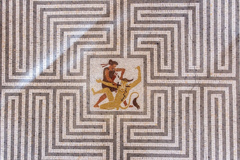 Villa Kerylos fresque