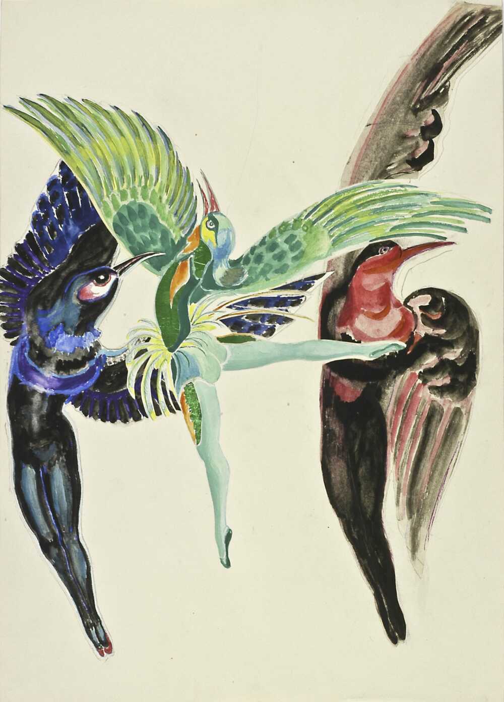 Sarah Lipska Danseurs oiseaux
