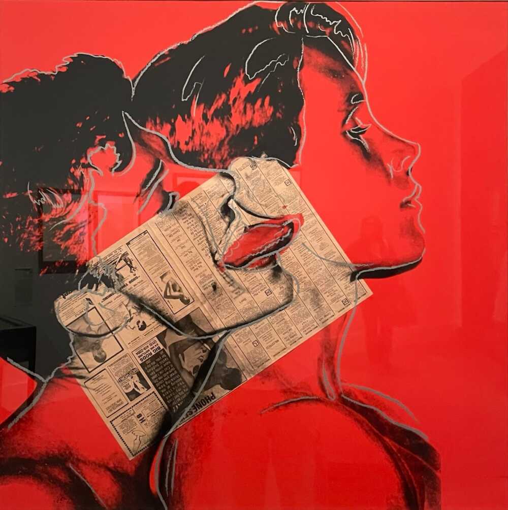 Andy Warhol tableau rouge