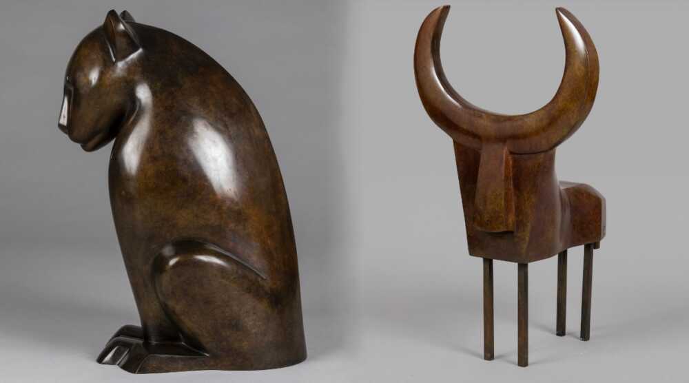 lion et taureau