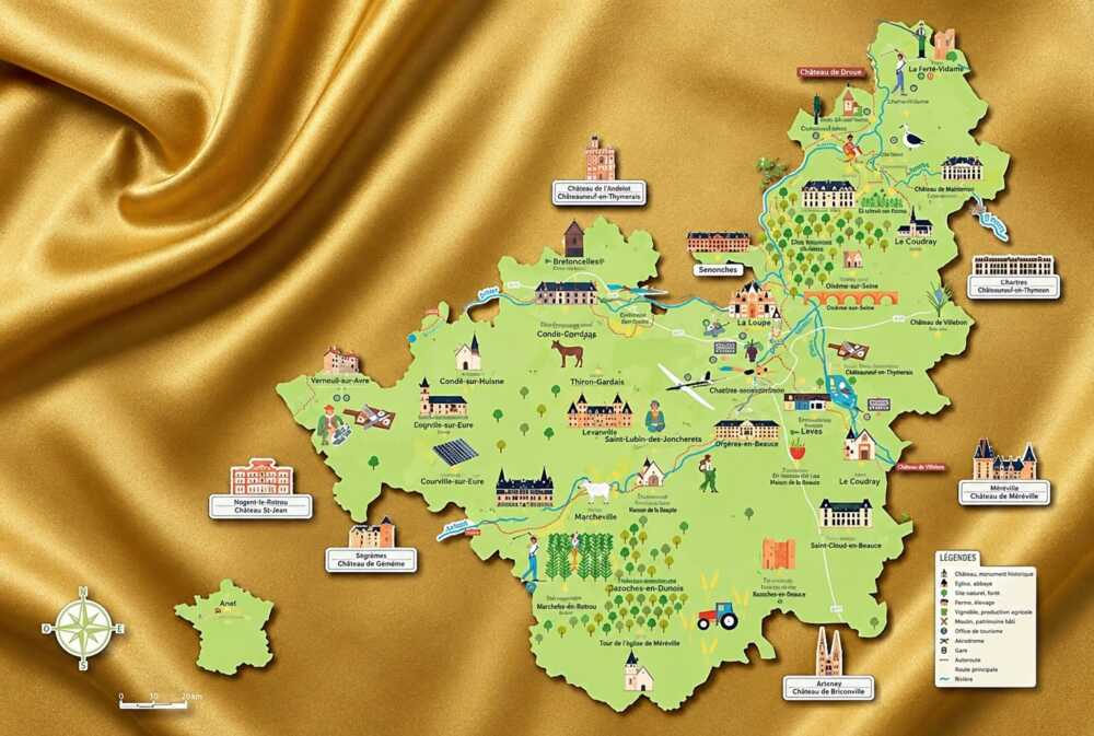 Dreux carte