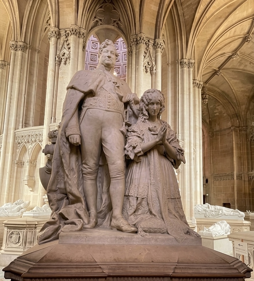 Dreux basilique statues